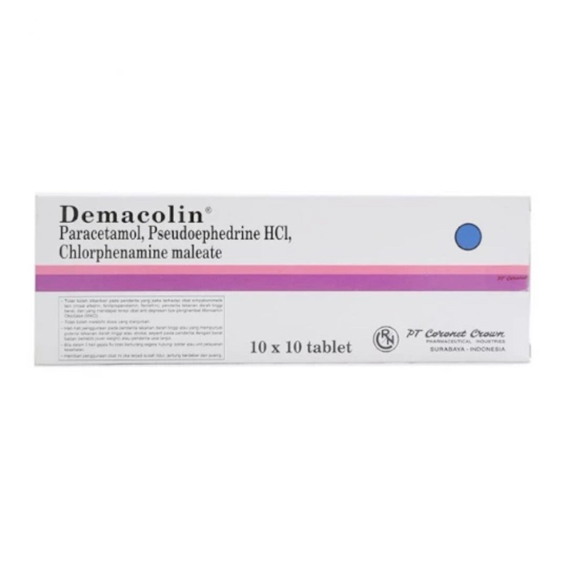 Demacolin Box 100 Tablet