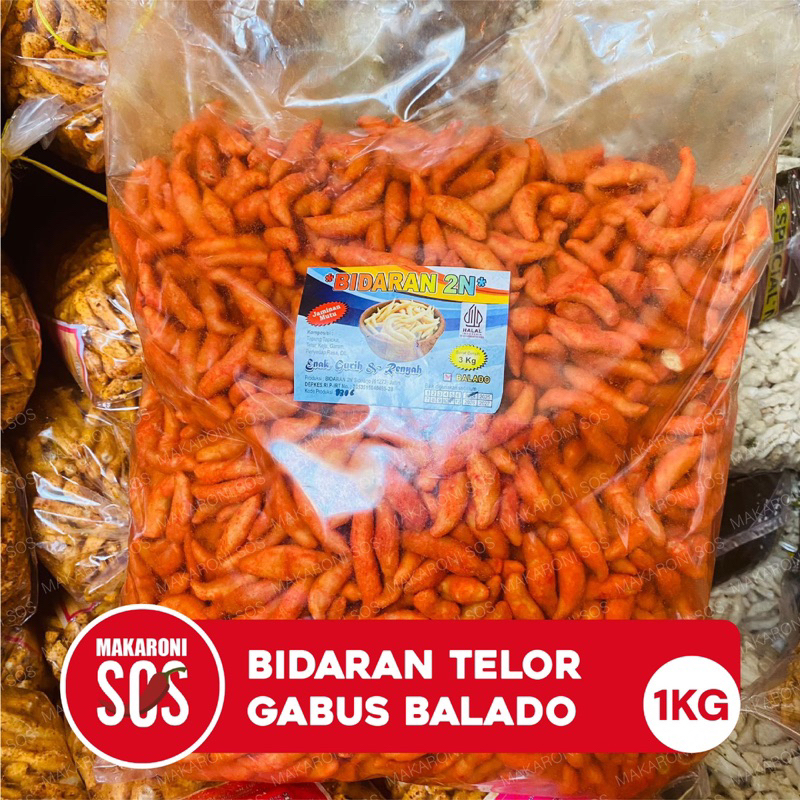 

Bidaran Balado 1KG Bidaran Pedas Manis Rasa Balado Telor Gabus Balado Nikmat Pedas Manis