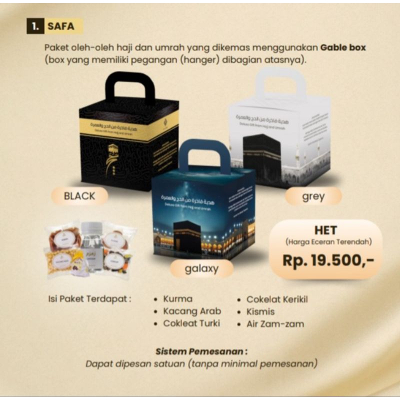 

Shafa oleh-oleh haji dan umroh