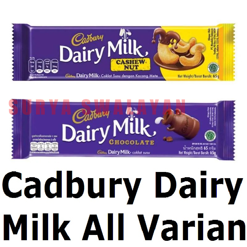 

Cadbury Dairy Milk All Varian - Coklat Cadbury