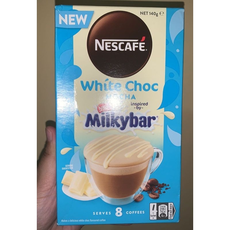 

Nescafe White choc Milkybar original Aussie