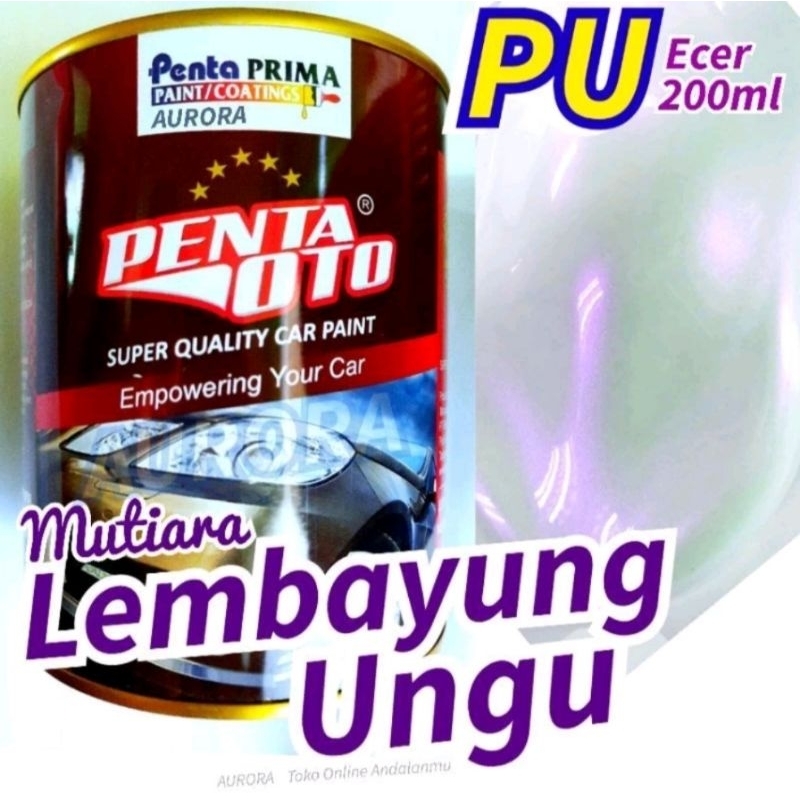 Cat Penta OTO PU Mutiara Lembayung Ungu 200ml