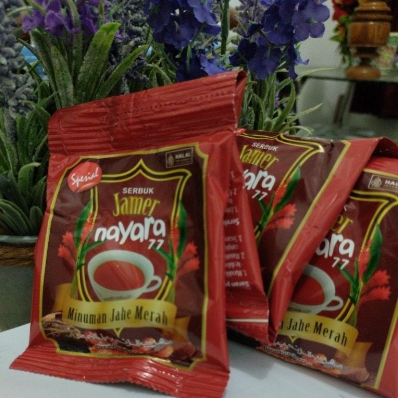 

Minuman instant Jahe Merah(1renceng ada 10 sachet)