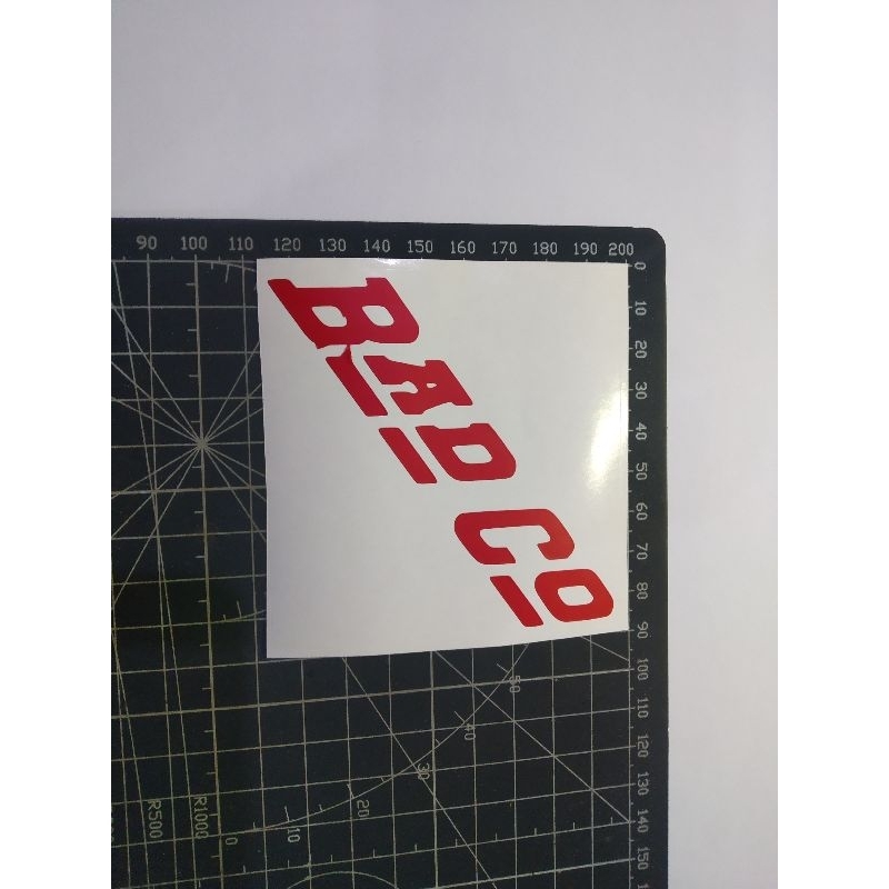 

cutting stiker bad co