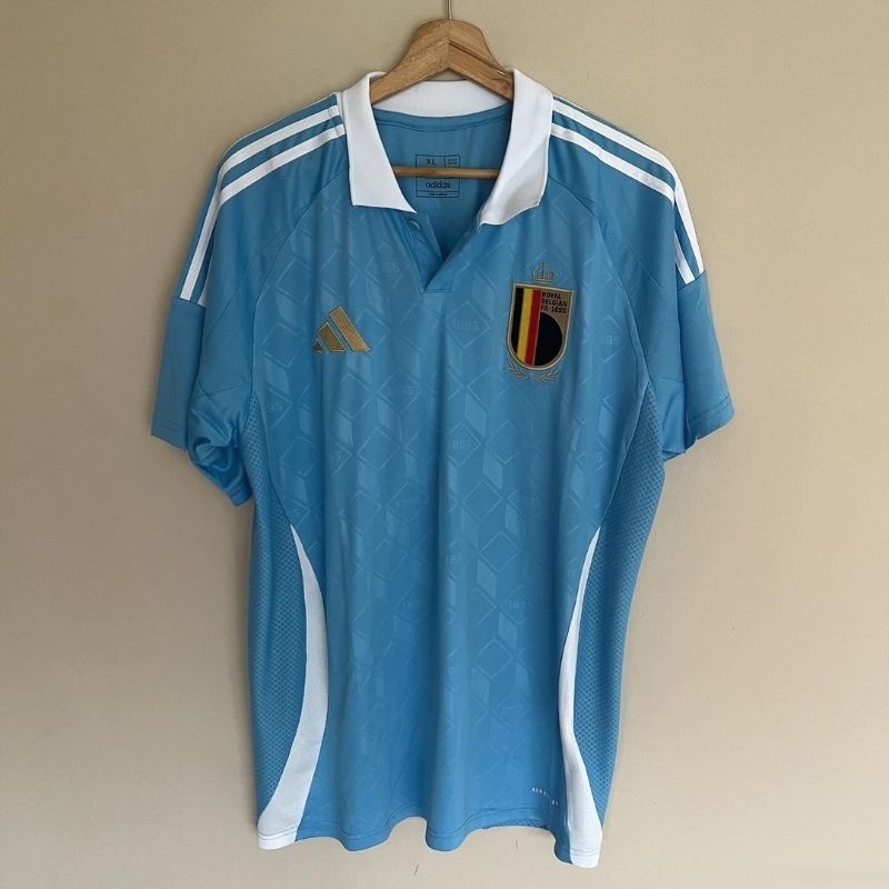 JERSEY BOLA BELGIA AWAY EURO 2024 FANS ISSUE (2XL 3XL 4XL ADA)