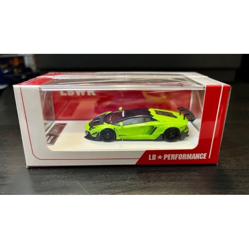 Timothy & Pierre LB Performance 1/64 Lamborghini Aventador Green LBWK