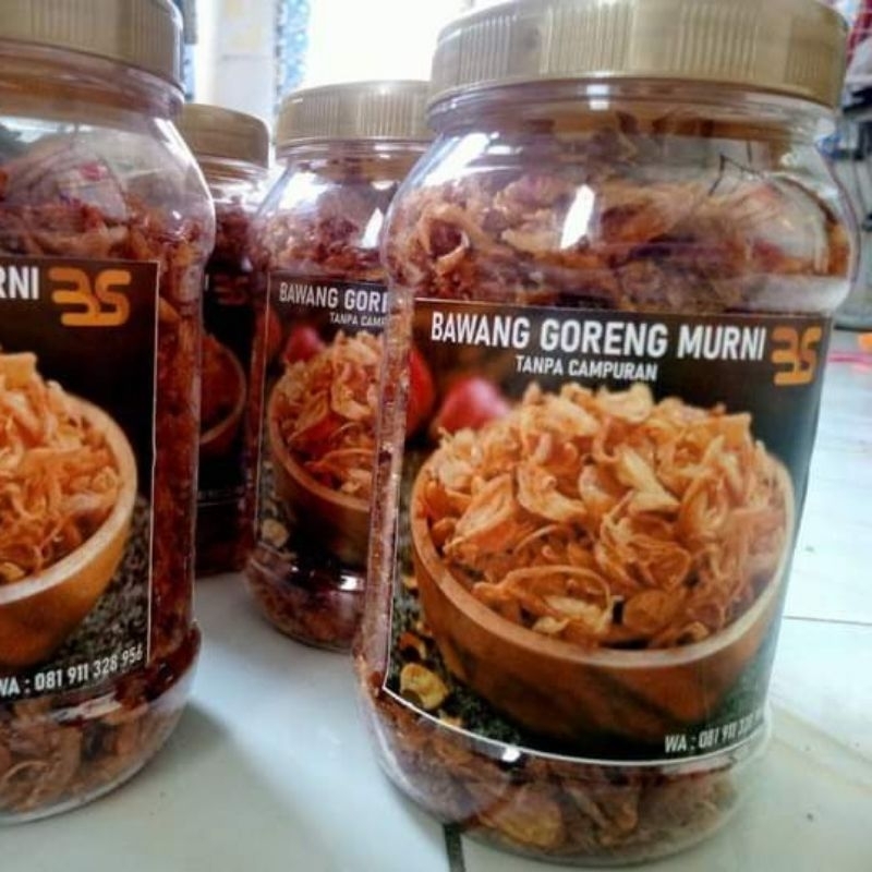 

BAWANG GORENG MURNI BREBES 200 GRAM TANPA TEPUNG