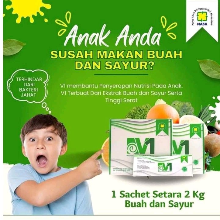 V1 NASA - V1 NASA SOLUSI DIET - BUAH SAYUR HERBAL
