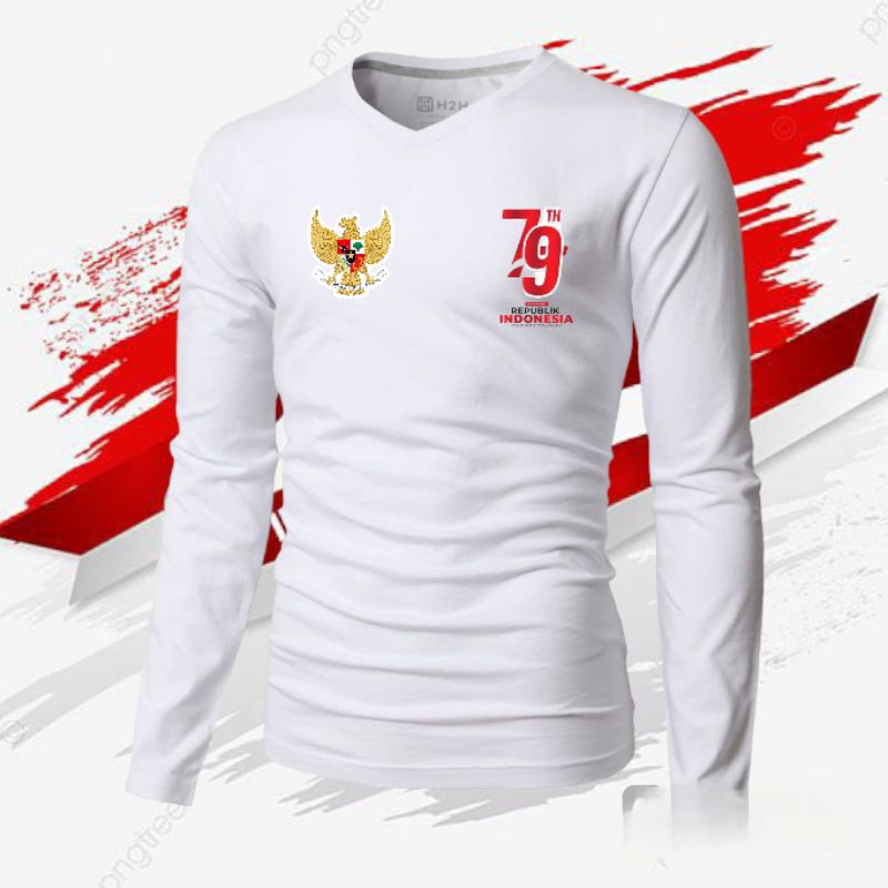 kaos merah putih agustusan