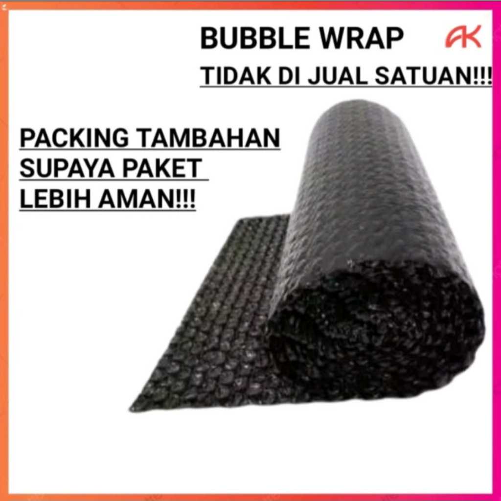 

packing tambahan buble wrap
