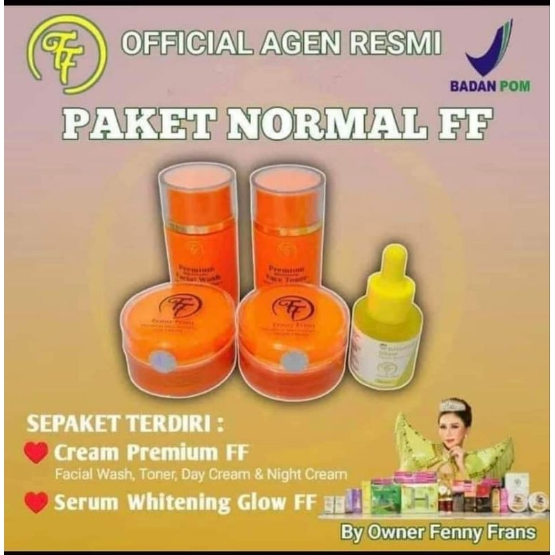 PAKET NORMAL GLOWING FF FENNY FRANS