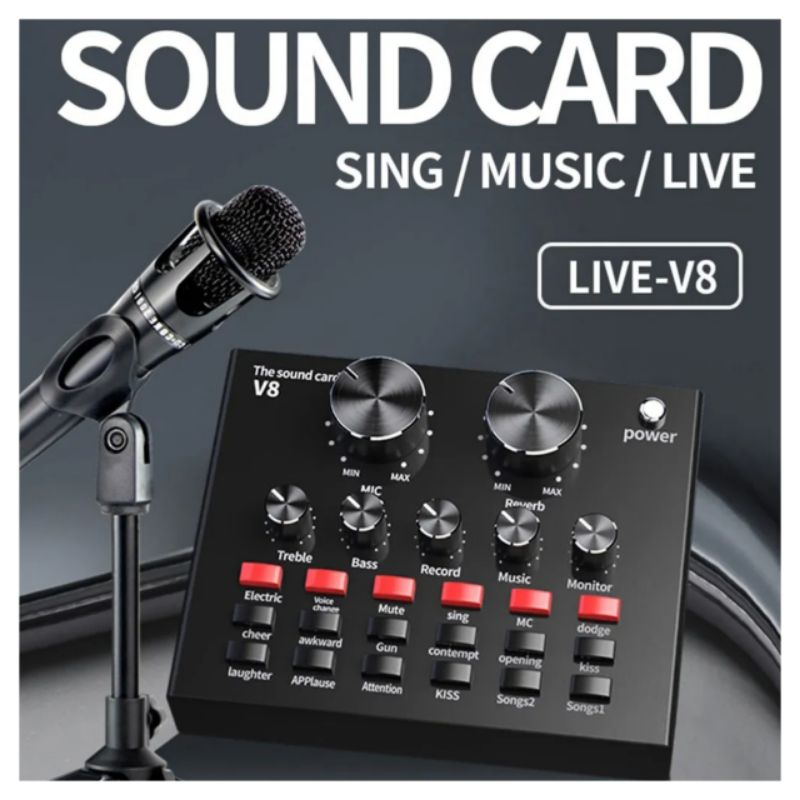 mixer audio soundcard v8 bluetooth