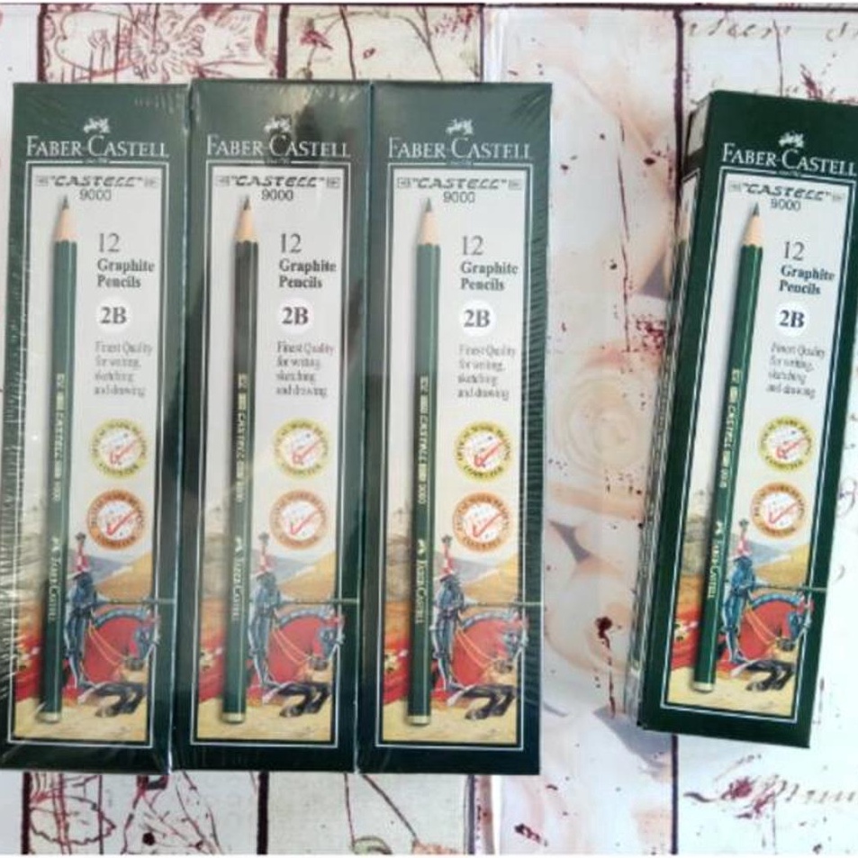

Best Seller Pensil 2B Faber Castell Original 12 Pcs
