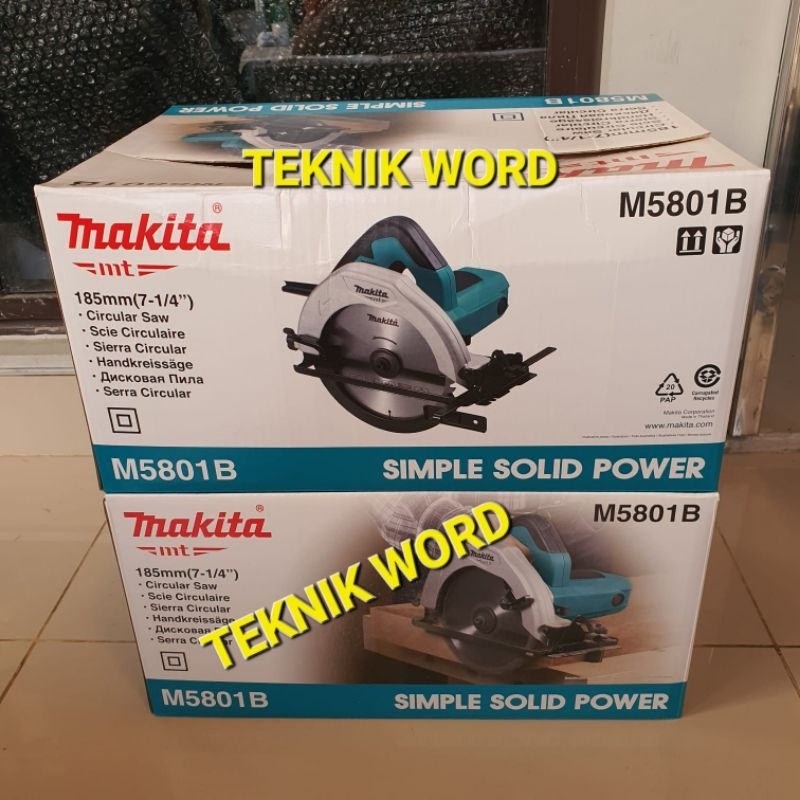 MESIN CIRCULAR SAW MAKITA 7 INCH / MESIN POTONG KAYU 7" CIRCULAR SAW MAKITA M5801B
