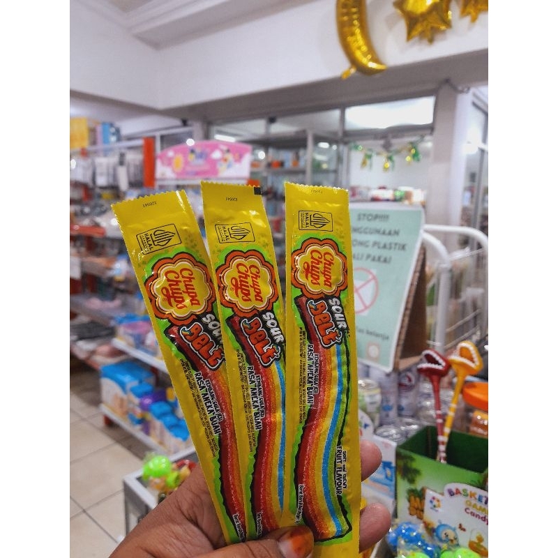 

Chupa Chups Sour Belt ( Kembang gula jeli )