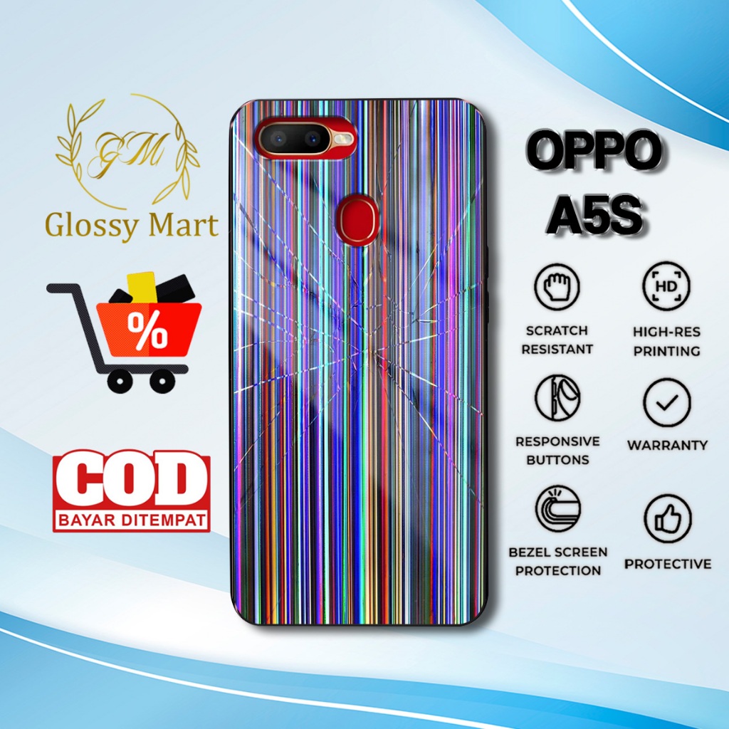 Case Oppo A5S Terbaru - Casing Oppo A5S - Motif Layar lcd - Hardcase Premium Glossy - Softcase Hp  O