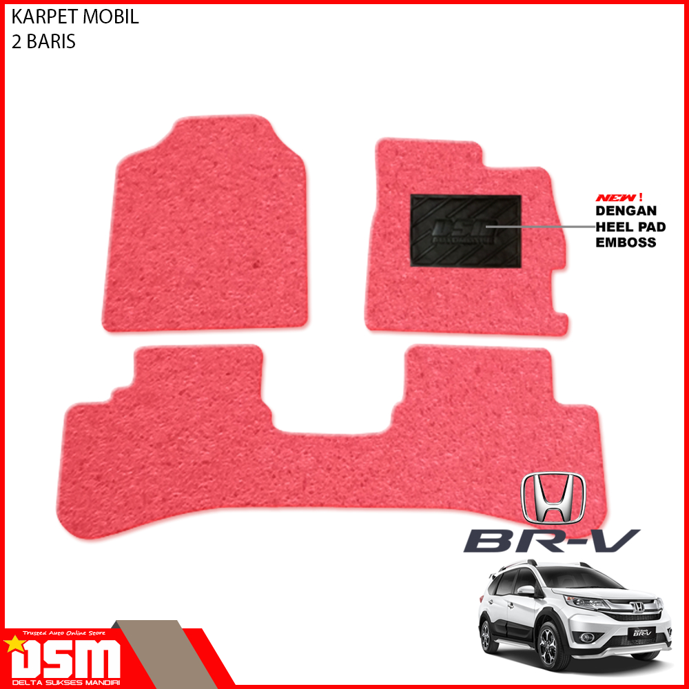 Karpet Mobil Honda BRV - 2 Baris / Karpet Mie BRV / Aksesoris Mobil BRV / DSM / karmob
