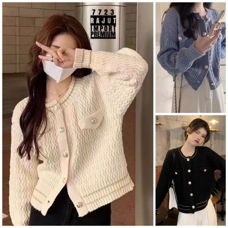 BEST SELLER JAKET ATASAN RAJUT WANITA DEWASA
