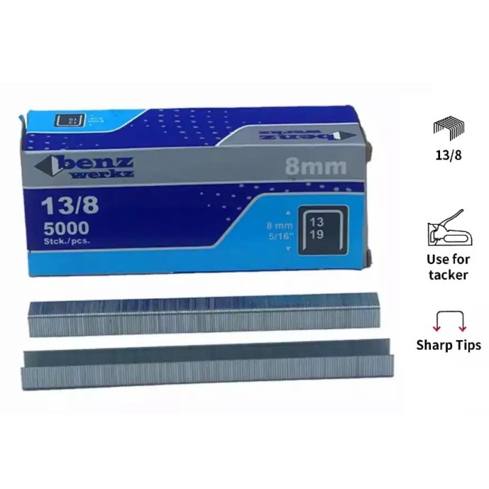 

BENZ ISI ANAK STAPLES 13/8 8MM - 5000PCS