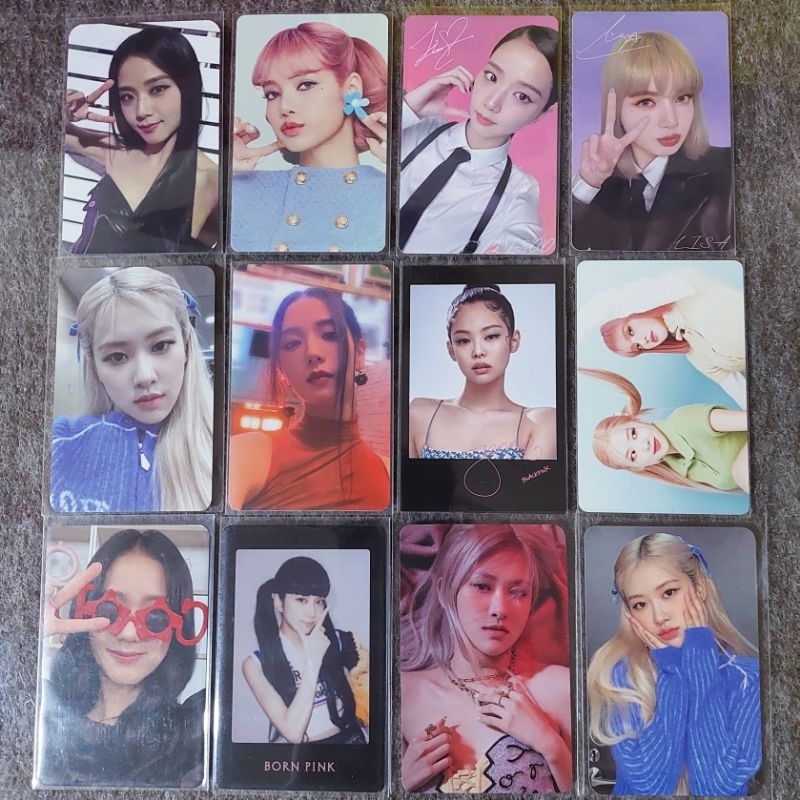 PHOTOCARD OFFICIAL BLACKPINK WELCOMING COLLECTION 2022 CHAELISA, POLA BORNPINK, WEVERSE BENEFIT, MD 