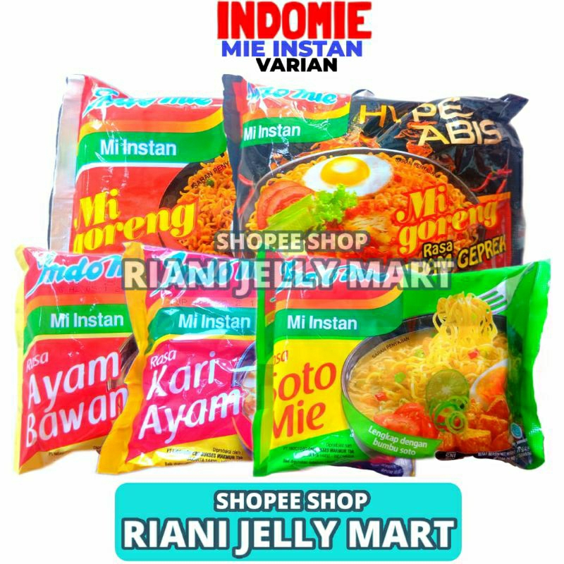 

Indomie Aneka Varian 5 Bungkus