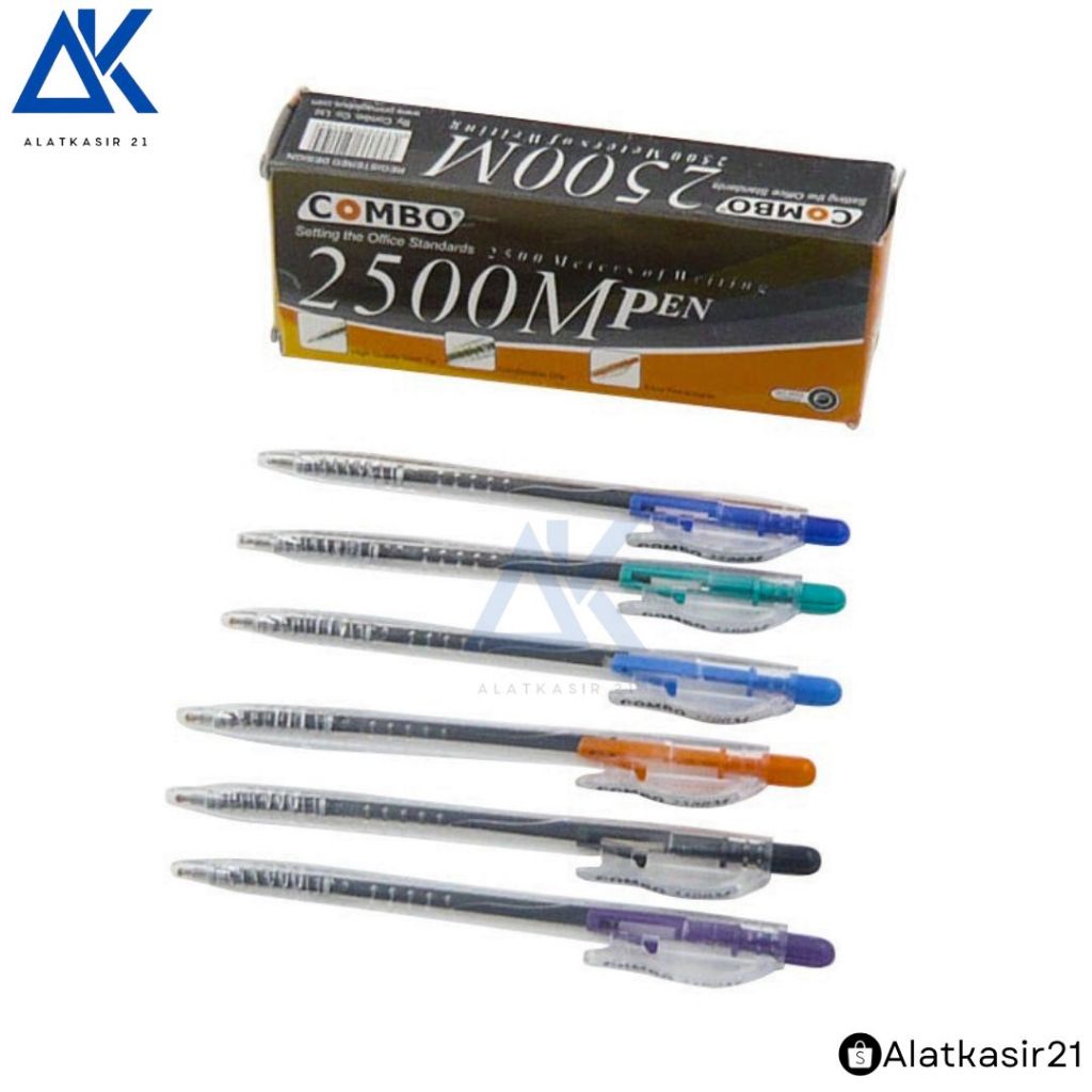 

Pulpen cetek/Pena Combo 2500M Pen