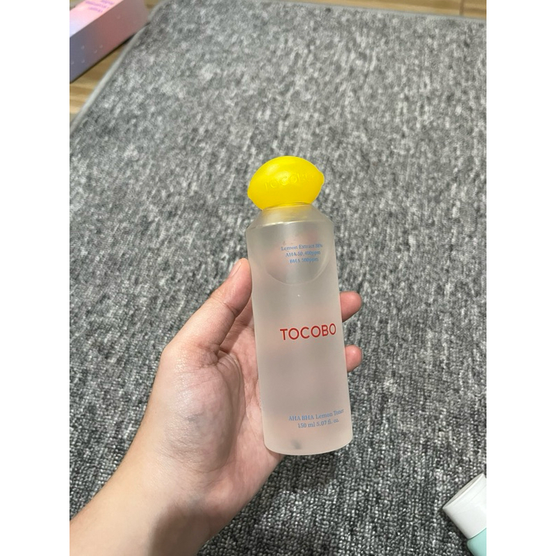 preloved tocobo aha bha lemon toner