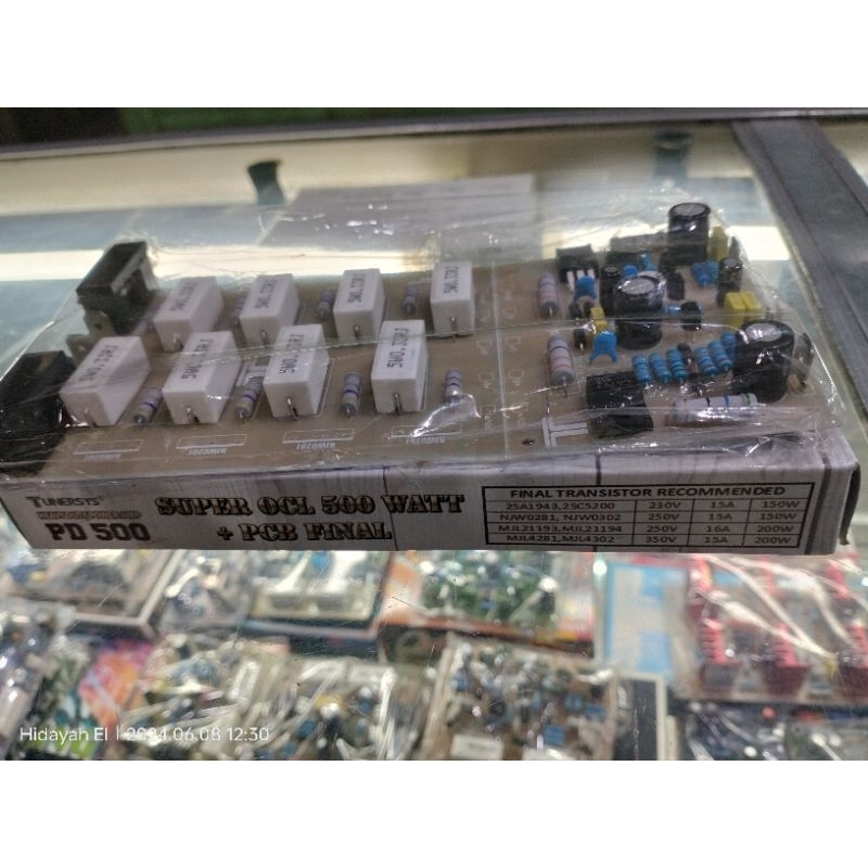 kit driver power ocl 500w/504 +pcb final fiber tunersys