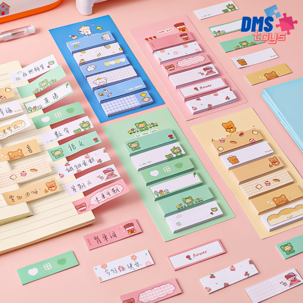 

Stick Marker / Pembatas Buku / Pembatas Kertas Motif Karakter Lucu DMS.Toys