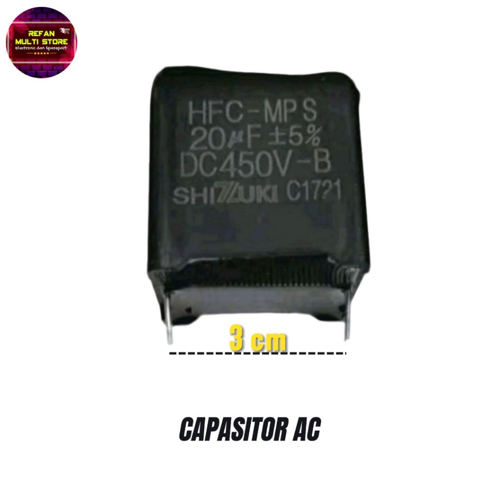 Capasitor 20uf 450VDC HFC - MPS / Capasitor Modul AC Inverter Original