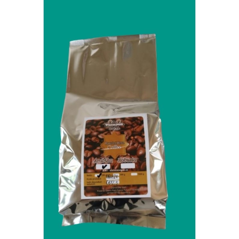 

kopi biji sangrai arabika 500 gram by puslit koka
