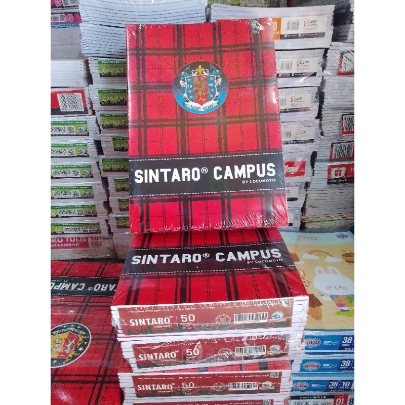 

Buku Tulis CAMPUS SINTARO 50 LEMBAR 1 PAK ISI 10BUKU BY LOCOMOTIF