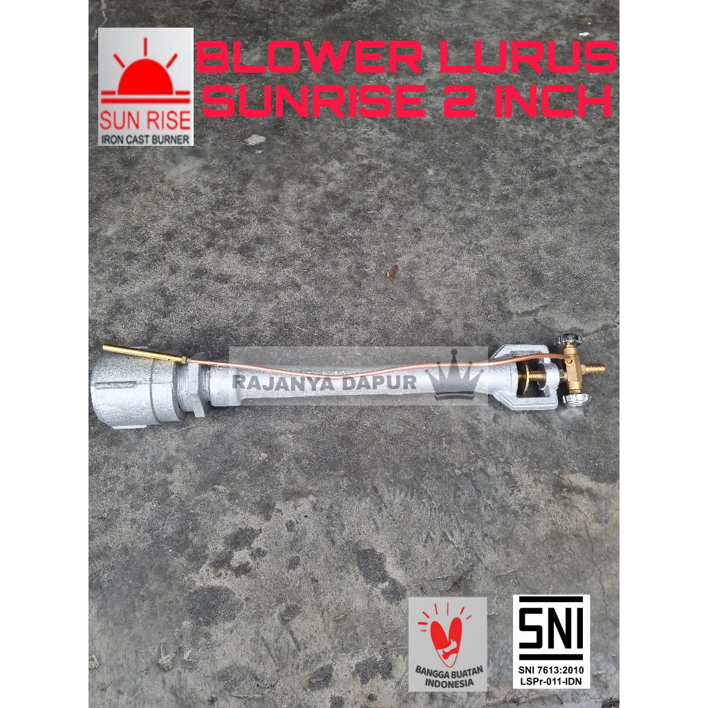 kompor blower lurus sunrise 2 inch + kerdus  - kompor blower lurus 2 inch sunrise - kompor tekanan t