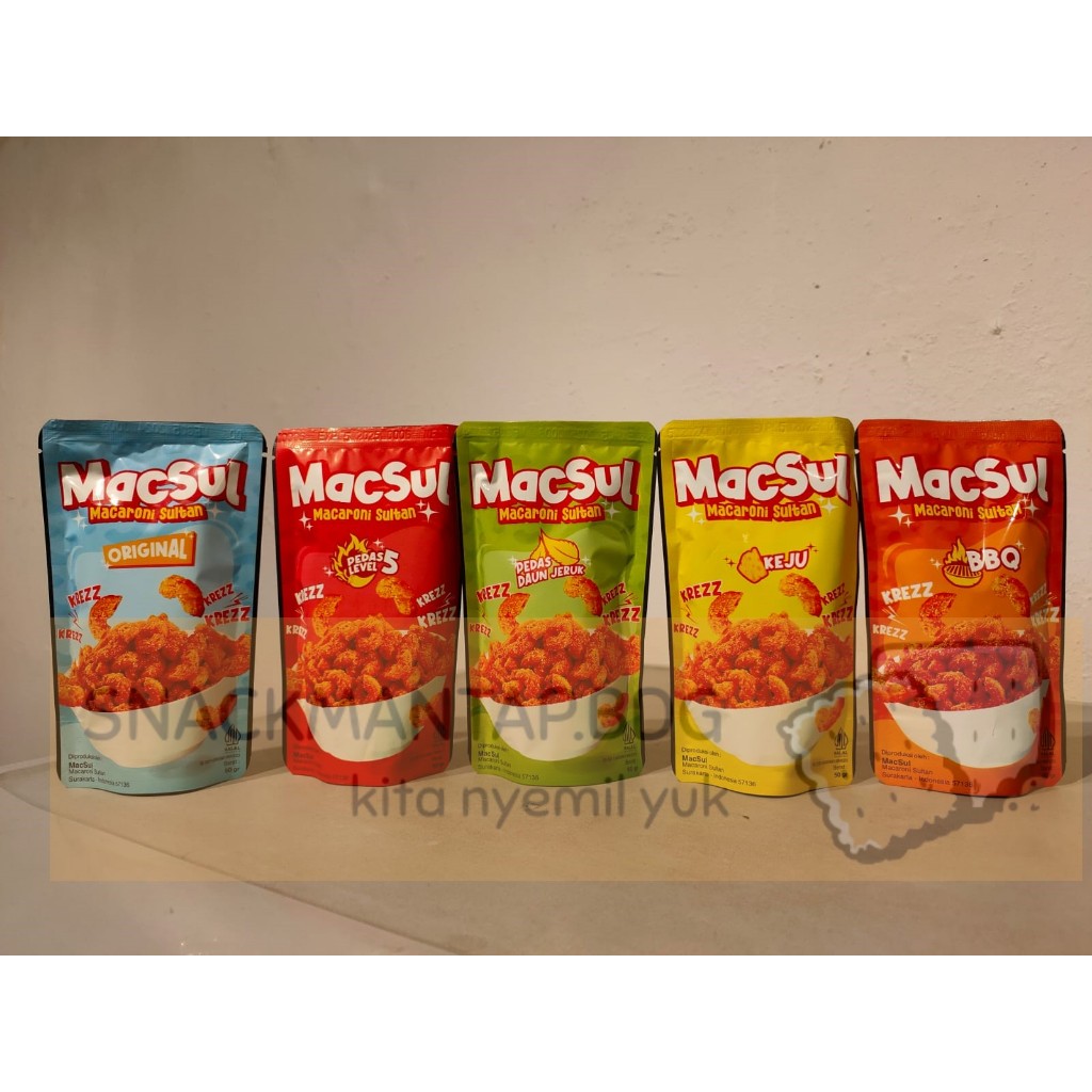 

[ SNACKMANTAPBDG ] MACARONI MACSUL MACARONI SULTAN ANEKA RASA