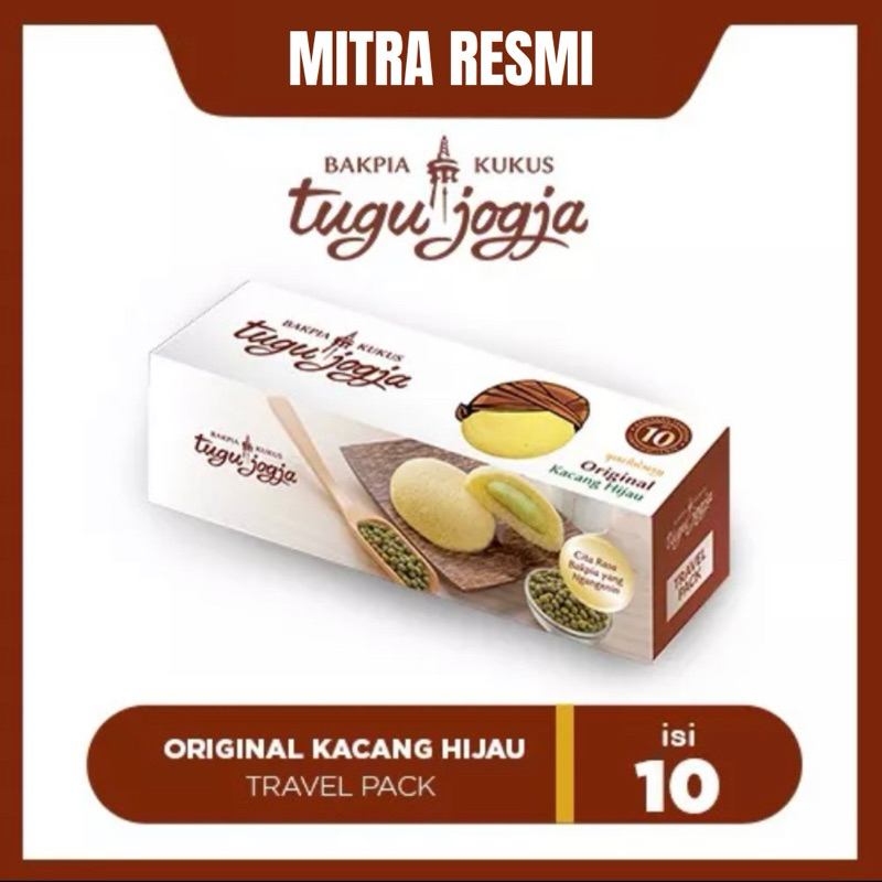 

Bakpia Kukus Tugu Jogja Original Kacang hijau - Travel pack