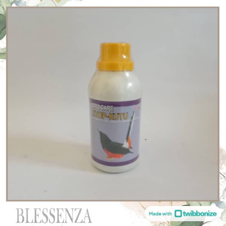 STOP KUTU TETES 250ML - OBAT KUTU BURUNG MURAI KENARI KECER DISINFEKTAN MANDI BURUNG
