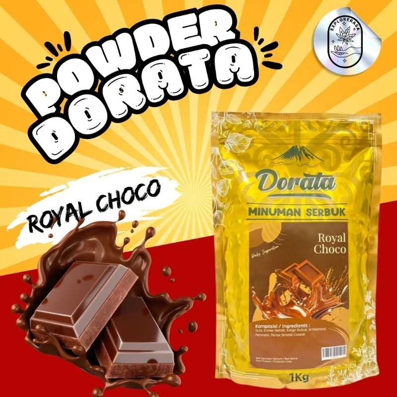 

Dorata powder varian rasa royal choco isi 1kg