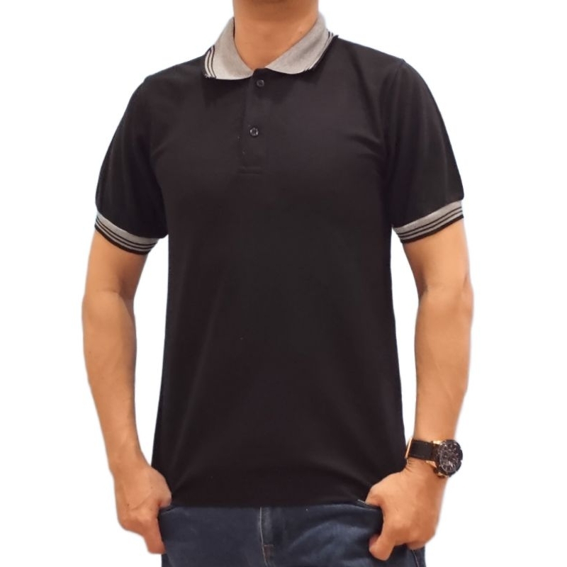KAOS POLO/kaos polos lengan/t-shirt kerah lengan pendek /seragaman#J9