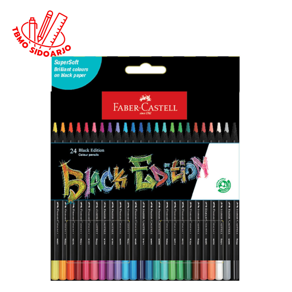 

TBMO Faber Castell Pensil Warna Black Edition 24 Warna 116424