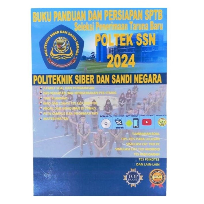 BUKU SPTB SELEKSI UJIAN POLTEK SSN STSN CRYPTON 2024