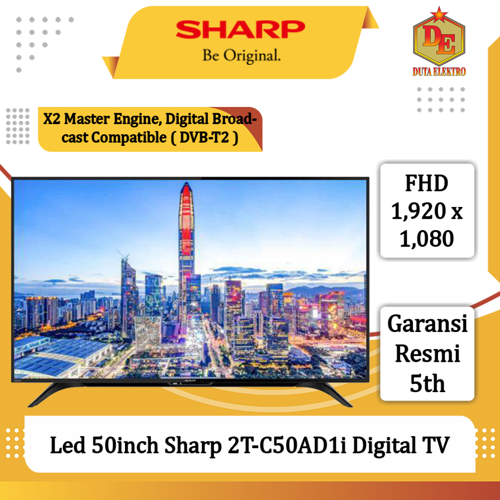 Led 50inch Sharp 2TC 50 AD1i Digital TV