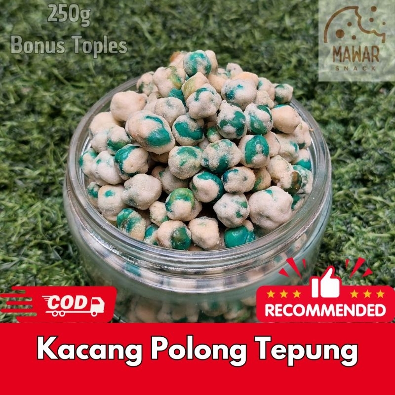 

Kacang Polong Tepung 250gram - Snack Renyah - Kacang Polong