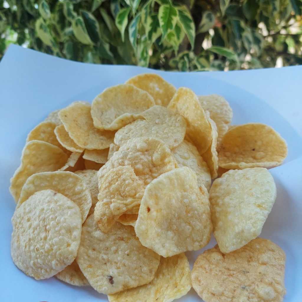 

Opak singkong asli tanpa bahan pengawet toples 1000ml enak gurih nikmat