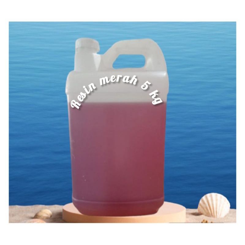 Resin merah 5 kg (tanpa katalis)