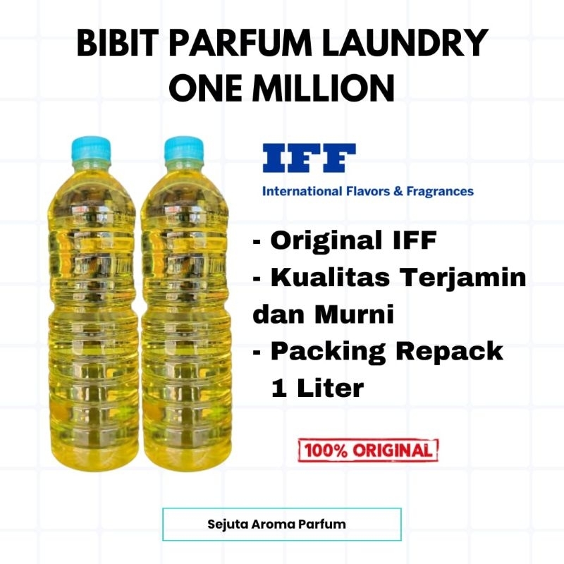ONE MILLION (BIBIT PARFUM LAUNDRY) ORIGINAL IFF UK.1 Ltr