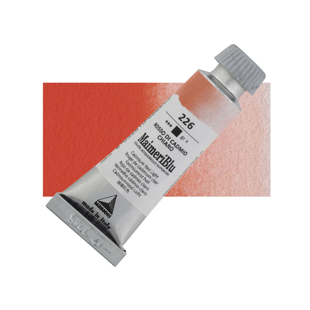 

Cat Air Lukis Maimeri Blu Watercolour 12ml MaimeriBlu Cadmium Red Light 226 M1609226