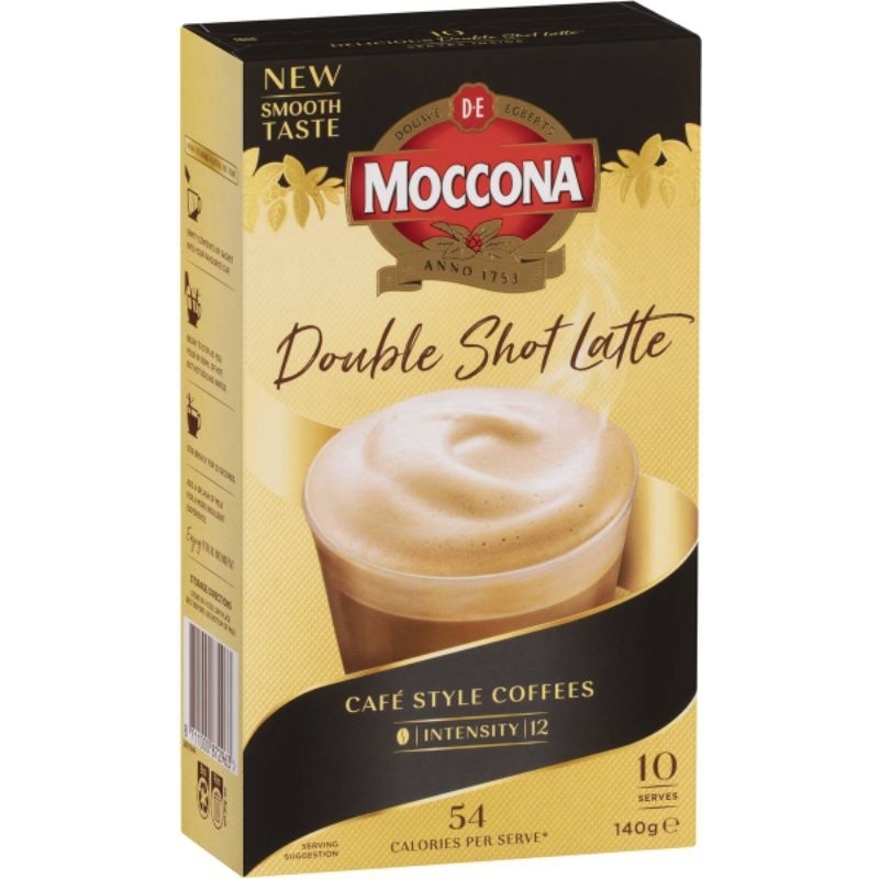 

Moccona Coffee Double Shot Latte isi 10 Sachets READY STOCK