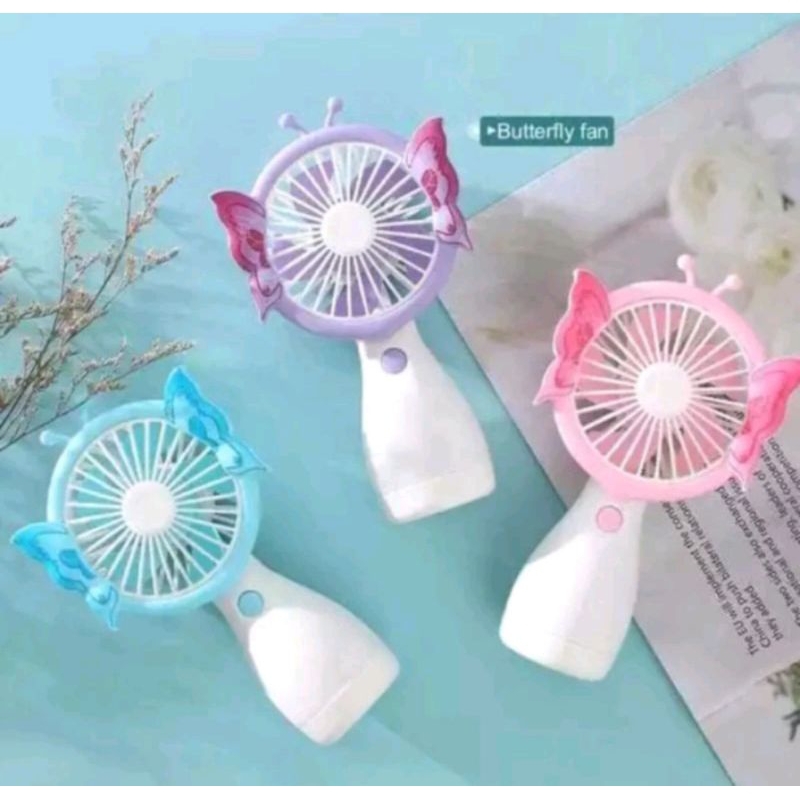 Kipas Genggam Mini Portabel / Kipas Angin Genggam Mini / Kipas Angin Manual / Kipas Angin Karakter L