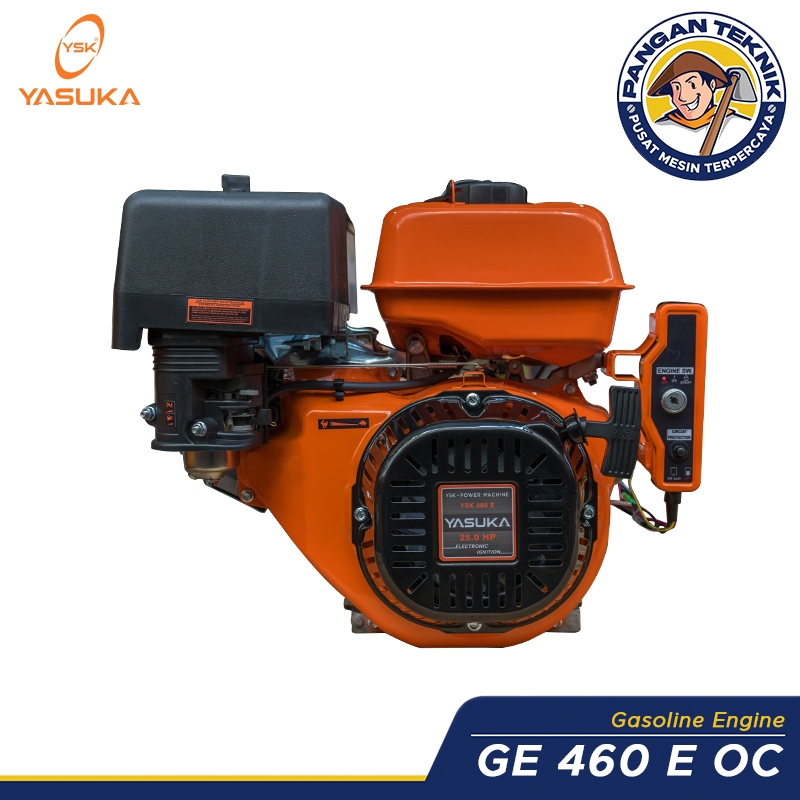 Promo Mesin Penggerak Bensin Yasuka Gx 460 E Orange Key Starter Mesin Ketinting