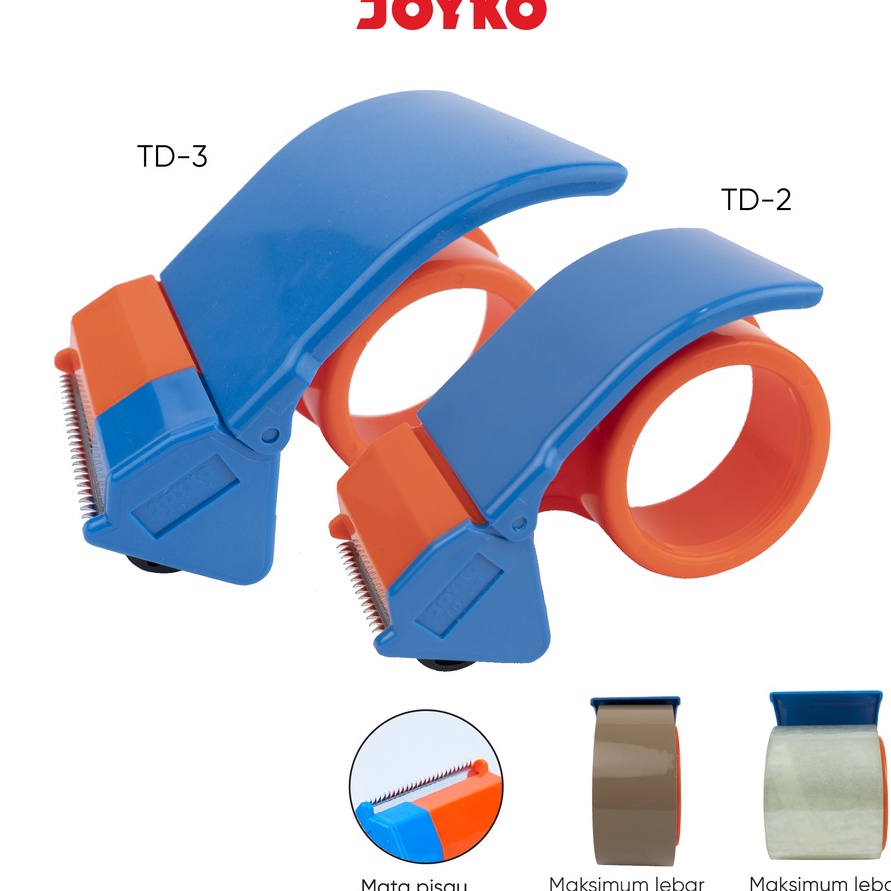 

Hematku Tape Cutter Tape Dispenser Pemotong Pita Perekat Joyko TD2 TD3